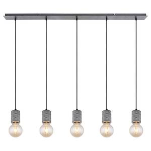 Hanglamp Freddy III Grijs - Zilver - Metaal - 115 x 120 x 10 cm