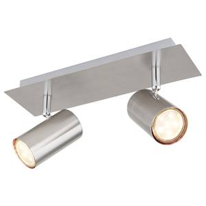 Plafondlamp Robby I Grijs - Zilver - Metaal - 30 x 12 x 9 cm