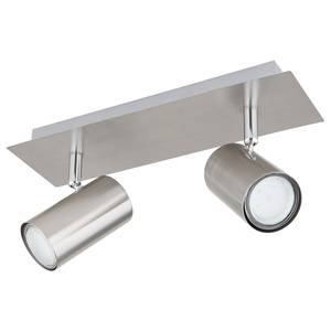 Plafondlamp Robby I Grijs - Zilver - Metaal - 30 x 12 x 9 cm