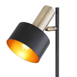 Tafellamp Swinni Zwart - Messing - Metaal - 18 x 44 x 15 cm