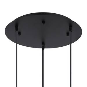 Hanglamp Milley I Zwart - Goud - Glas - Metaal - Hoogte: 120 cm