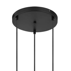 Hanglamp Eusebius I Zwart - Messing - Metaal - Hoogte: 150 cm