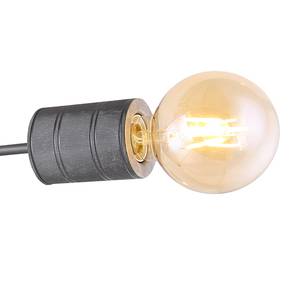 Plafondlamp Freddy IV Grijs - Zilver - Metaal - Hoogte: 24 cm