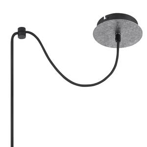 Hanglamp Freddy I Grijs - Zilver - Metaal - Hoogte: 160 cm