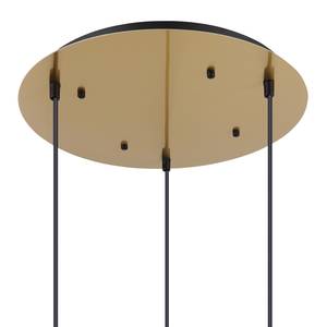 Hanglamp Normy Meerkleurig - Glas - Metaal - Hoogte: 130 cm