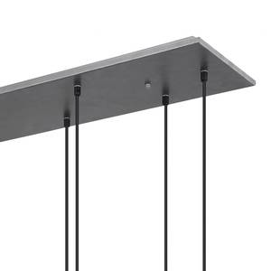 Hanglamp Freddy IV Grijs - Zilver - Metaal - 94 x 120 x 24 cm