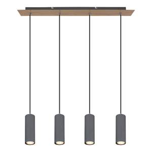 Hanglamp Robby II Bruin - Grijs - Metaal - 75 x 150 x 9 cm