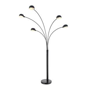 Staande lamp Seymour Zwart - Wit - Metaal - Steen - 130 x 200 x 120 cm