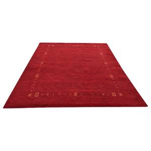 Wollen vloerkleed Lori Dream scheerwol - Rood - 70 x 140 cm