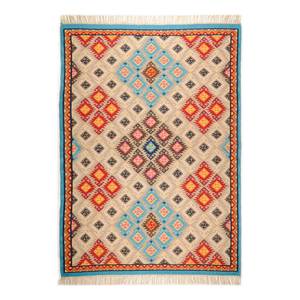 Tapis en laine Kelima Royal I Laine vierge / Coton - Multicolore