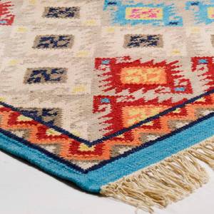 Tapis en laine Kelima Royal I Laine vierge / Coton - Multicolore