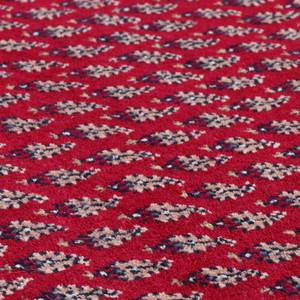 Tapis de couloir Chandi Laine vierge - Rouge - 80 x 300 cm