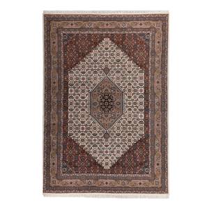 Wollteppich Benares Bidjar 100 % Schurwolle - Creme - 40 x 60 cm