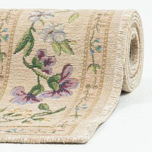 Laagpolig vloerkleed Flomi Sagrini textielmix - Beige - 70 x 120 cm