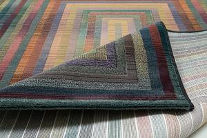 Tapis à poils courts Gabiro Harmony Edge Fibres synthétiques - 60 x 90 cm