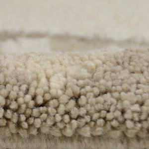 Tapis en laine Hadj 100 % laine vierge - Crème - 70 x 140 cm