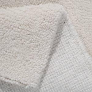 Tapis en laine Hadj 100 % laine vierge - Blanc - 120 x 180 cm