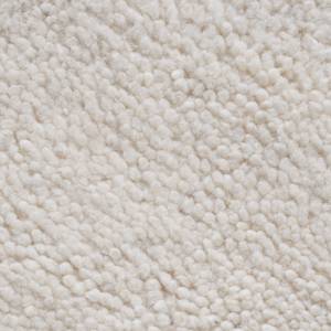 Tapis en laine Hadj 100 % laine vierge - Blanc - 140 x 200 cm