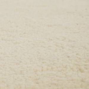 Tapis en laine Taza Royal I Laine vierge pure - Blanc - 60 x 120 cm