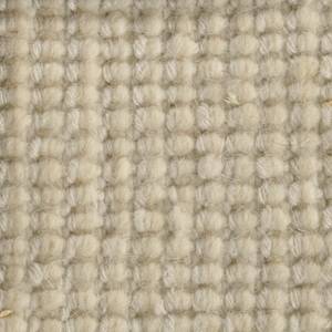 Tapis en laine Taza Royal I Laine vierge pure - Blanc - 60 x 120 cm