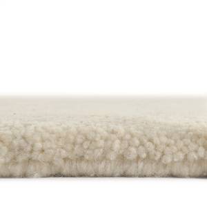 Tapis en laine Taza Royal Uni Laine vierge - Beige - 90 x 160 cm