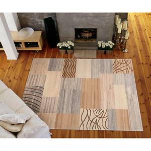 Tapis en laine Nakarta 4028 Laine vierge - Gris - 60 x 90 cm