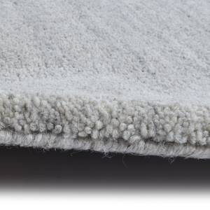 Tapis en laine Taza Royal Uni Laine vierge - Gris sable - 70 x 140 cm