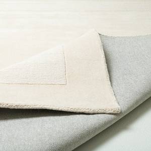 Tapis en laine Usedom Laine vierge - Beige - 80 x 150 cm