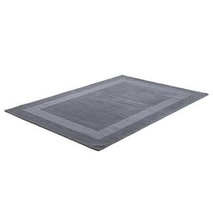 Tapis en laine Usedom Laine vierge - Anthracite - 80 x 150 cm