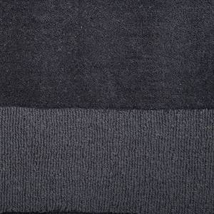 Tapis en laine Usedom Laine vierge - Anthracite - 80 x 150 cm