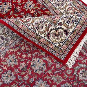 Tapis en laine Benares Isfahan 100 % laine vierge - Rouge - 70 x 140 cm