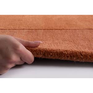 Wollen vloerkleed Ganges wol/viscose - Terracotta - 190 x 290 cm