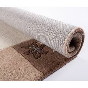 Wollteppich Royal Ganges Wolle / Viskose - Beige - 90 x 160 cm