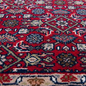 Tapis en laine Benares Herati 100 % laine vierge - Rouge - 70 x 140 cm