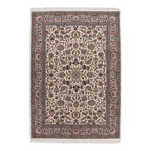 Wollteppich Benares Isfahan 100 % Schurwolle - Beige - 40 x 60 cm