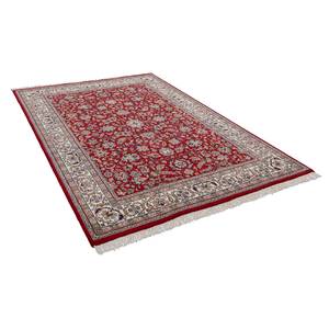 Tapis en laine Benares Isfahan 100 % laine vierge - Rouge - 140 x 200 cm