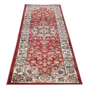 Tapis de couloir Hamadan Polypropylène - Rouge