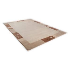 Tapis en laine Royal Ganges Laine / Viscose - Beige - 60 x 90 cm