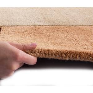 Tapis en laine Royal Ganges Laine / Viscose - Miel - 60 x 90 cm