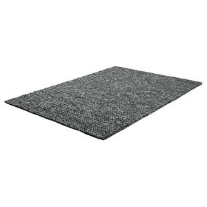 Wollen vloerkleed Arlberg scheerwol - Grijs - 70 x 140 cm