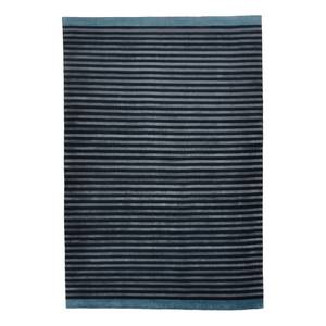 Wollen vloerkleed Miami scheerwol - Blauw - 170 x 240 cm