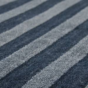 Wollen vloerkleed Miami scheerwol - Blauw - 170 x 240 cm