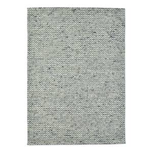 Tapis en laine Tauern Laine vierge - Gris clair - 70 x 140 cm