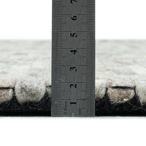 Wollteppich Tauern Schurwolle - Beige - 70 x 140 cm