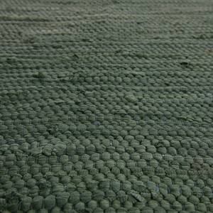 Teppich Happy Cotton Baumwolle - Dunkelgrün - 60 x 120 cm