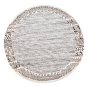 Wollen vloerkleed Nakarta 6030 II scheerwol - Grijs - Diameter: 150 cm
