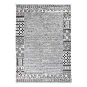 Tapis en laine Nakarta 6030 Laine vierge - Gris - 60 x 90 cm