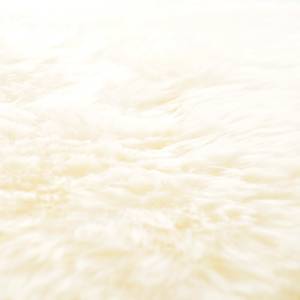 Tapis en peau Maeh Fourrure d’agneau - Crème - 100 x 68 cm
