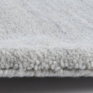 Tapis en laine Hadj rond 100 % laine vierge - Gris - Diamètre : 150 cm