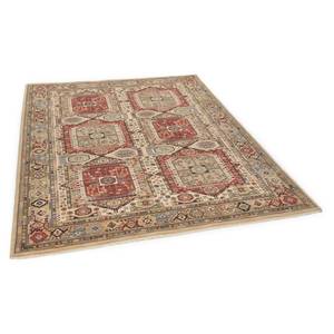 Wollen vloerkleed Saharna 7275 scheerwol - Beige - 60 x 85 cm